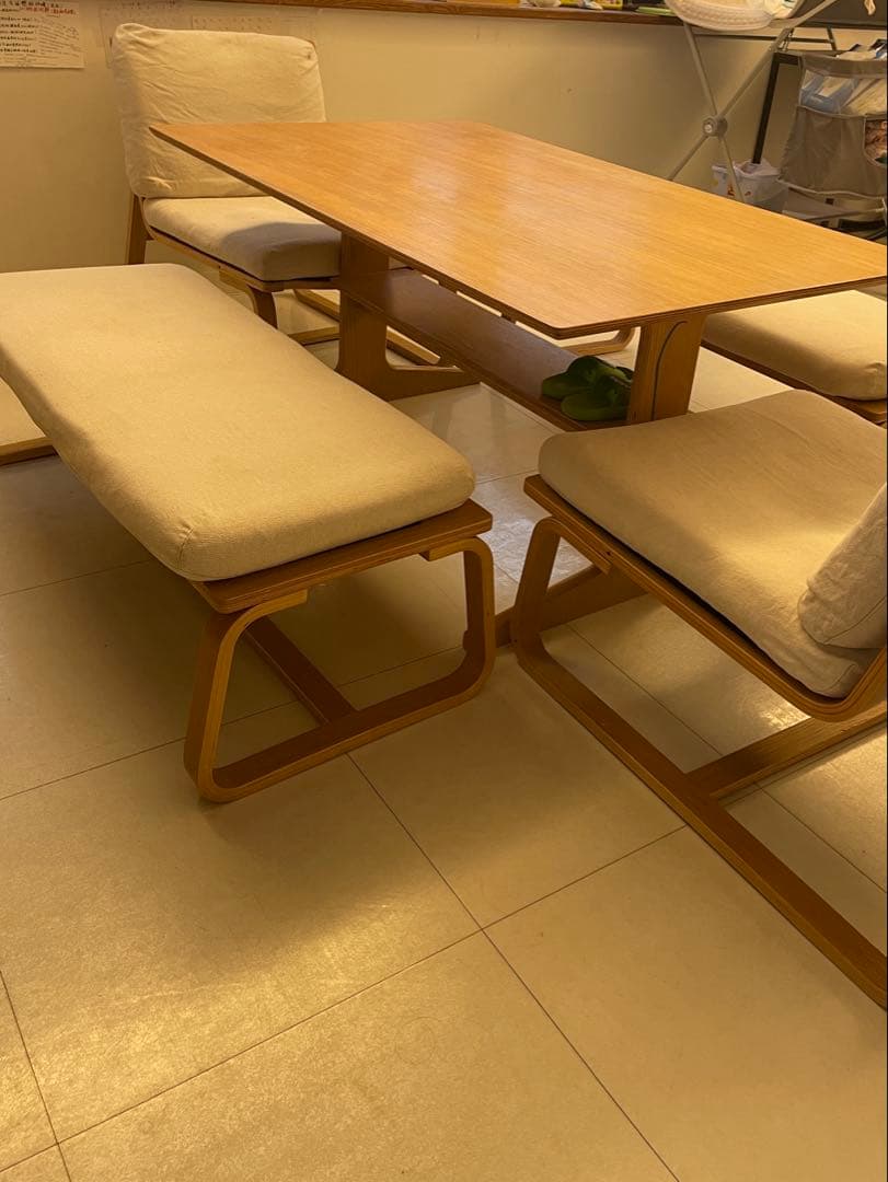 無印良品 ダイニングテーブル5点セット