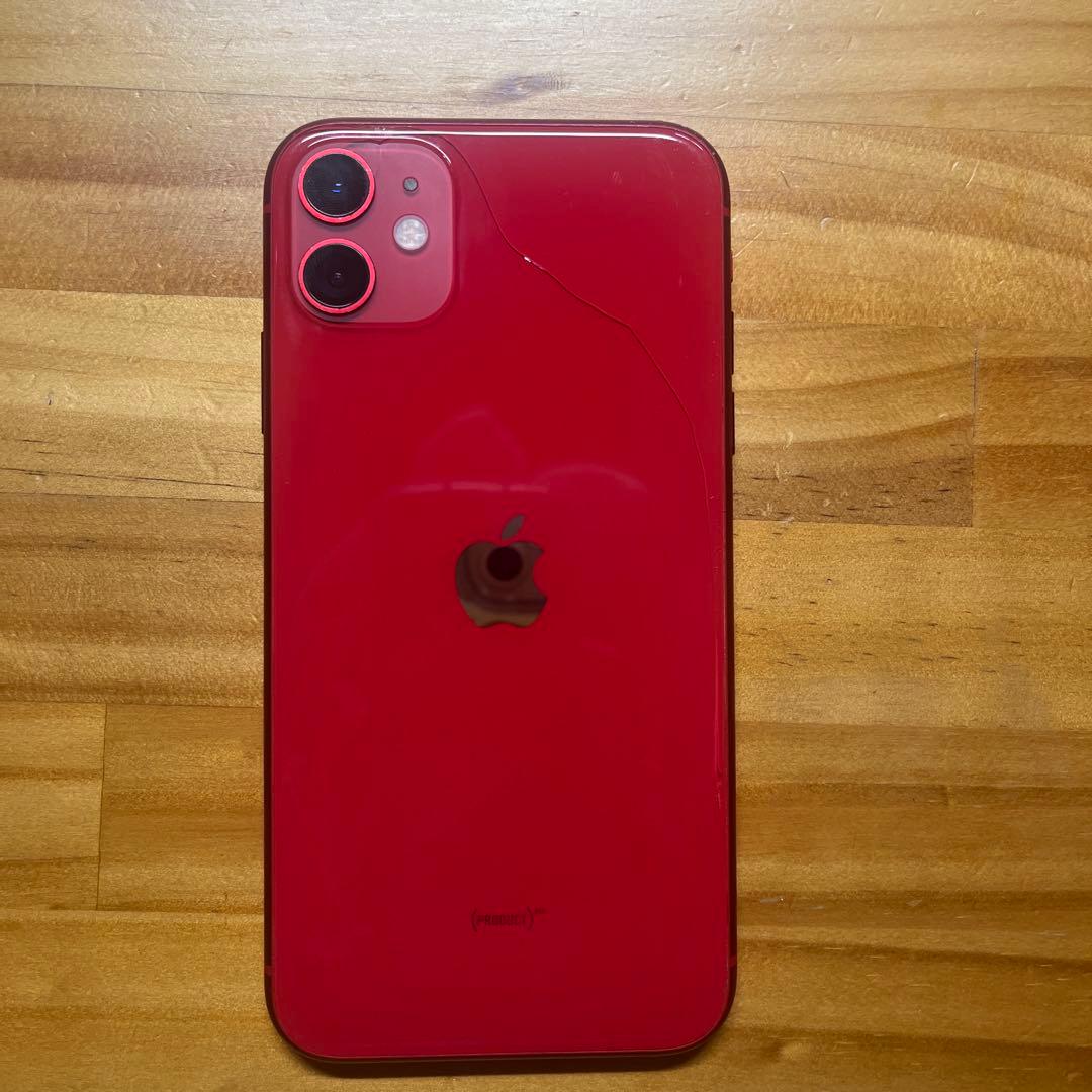 iPhone11 128G レッド　箱あり