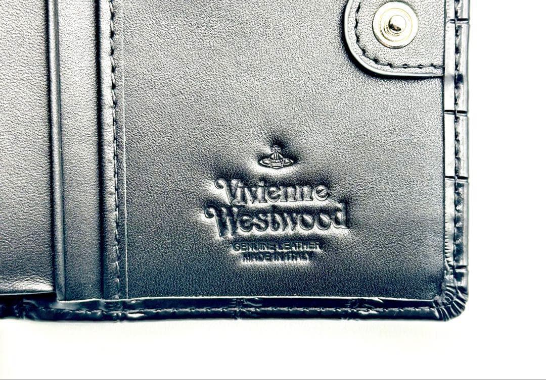 【新品✦希少】Vivienne Westwood 二つ折り財布 ミニ財布 黒