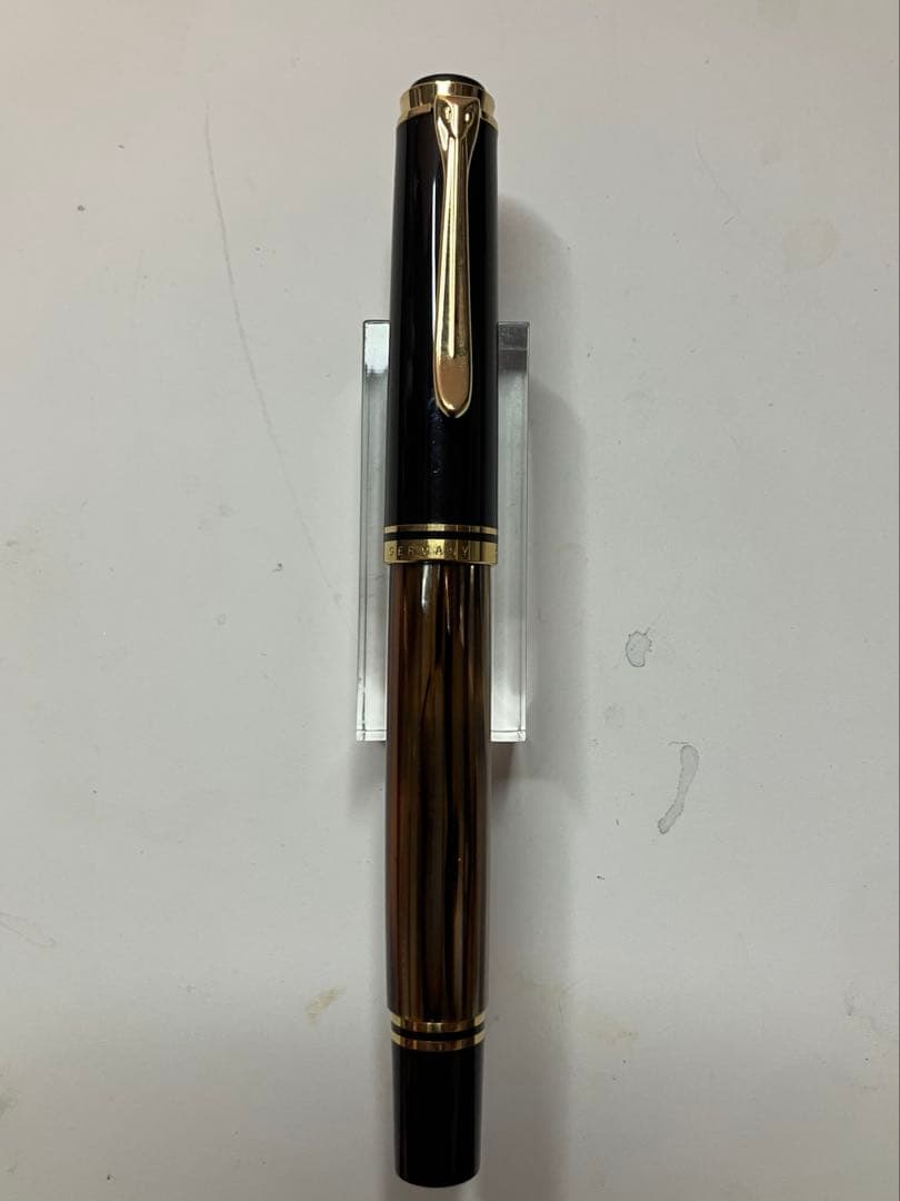 Pelikan　R400　茶縞　ローラーボール　希少