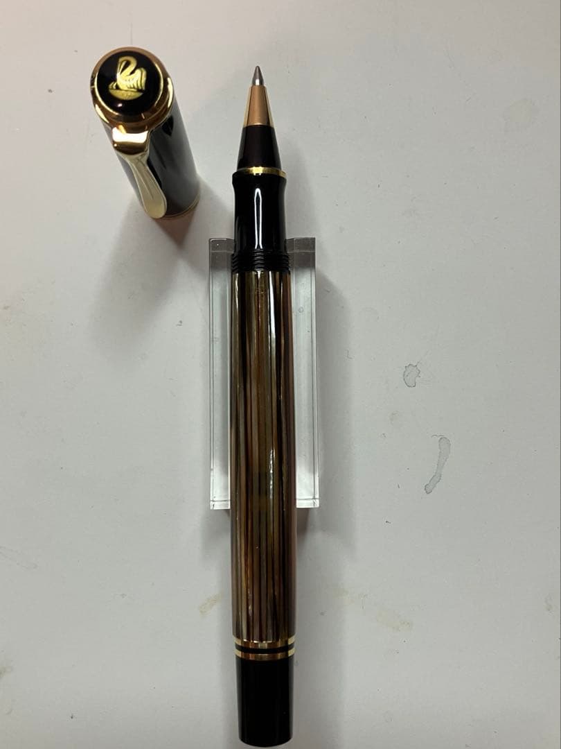 Pelikan　R400　茶縞　ローラーボール　希少