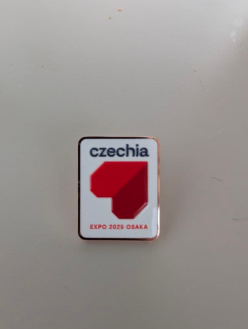 スタッフ用非売品 チェコ エキスポ 2025 大阪万博 ピンバッジ
