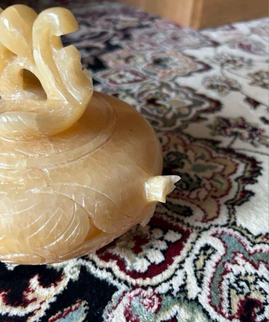 中国　香炉　翡翠　美しい陶磁器　古美術　骨董品　美術 中国美術 中国古玩 時代物