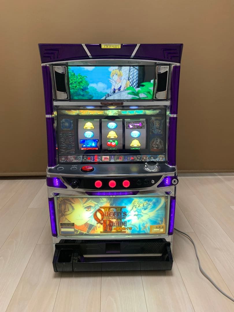 JPS パチスロ クイーンズブレイド2 玉座を継ぐ者 実機　スロット