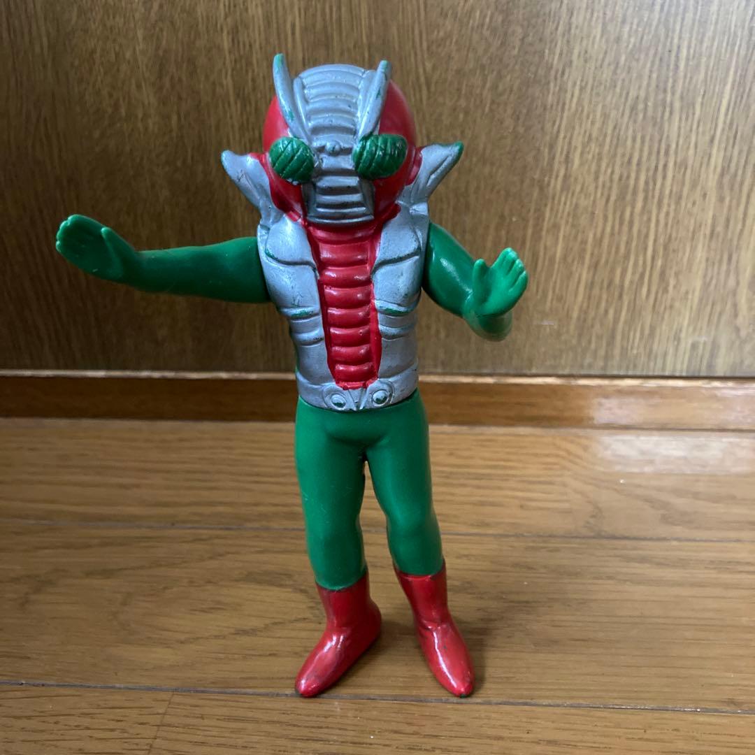 仮面ライダーV3 ソフビ　当時モノ　1970年代