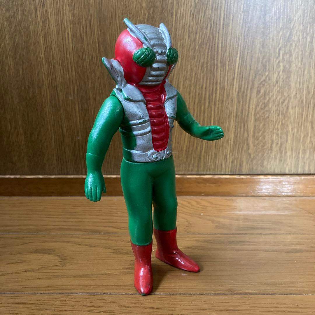 仮面ライダーV3 ソフビ　当時モノ　1970年代