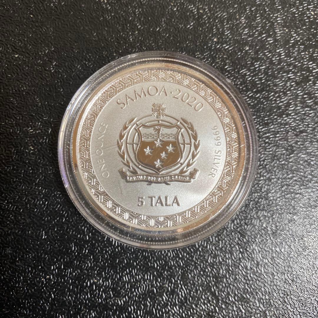 銀貨　99.9% 純銀　シルバー　桃太郎　銀貨　１オンス　イギリス連邦　サモア