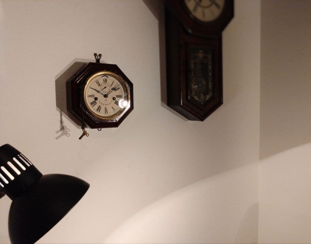 柱時計　船時計　整備済み　セストーマス　アンティーク　昭和レトロ　精工舎