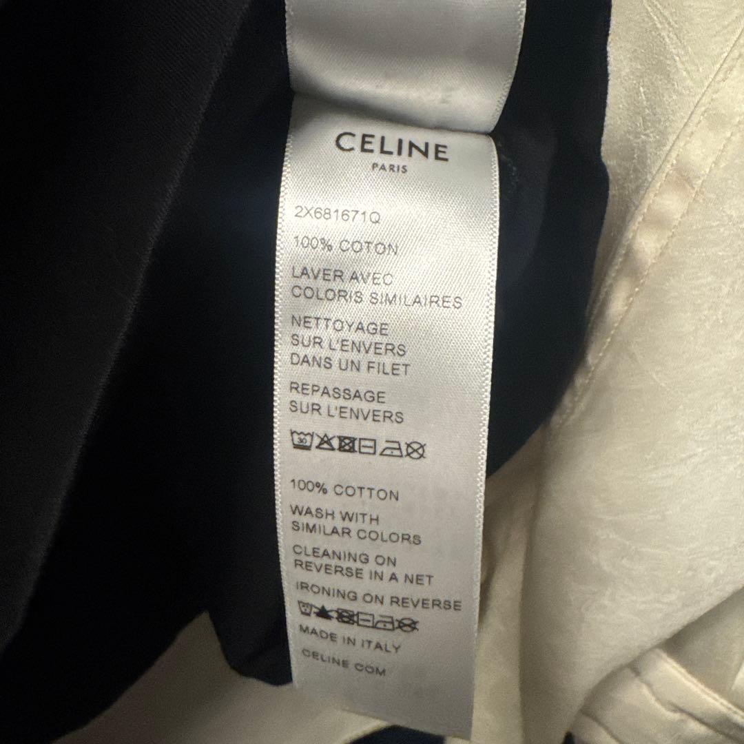 CELINE ブラック ロゴ Tシャツ 美品