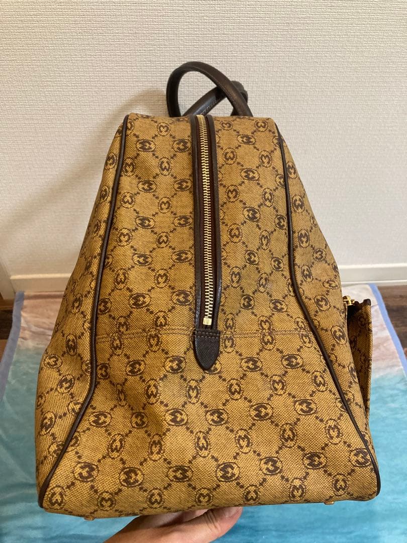 新品　MORABITOモラビト ボストンバッグ 旅行鞄 大容量 キャメルブラウン