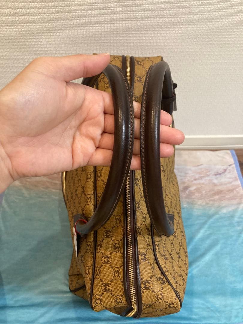 新品　MORABITOモラビト ボストンバッグ 旅行鞄 大容量 キャメルブラウン