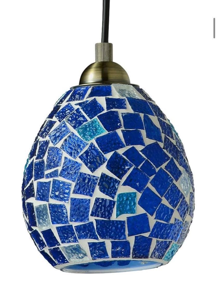 503 ペンダントライト ステンドグラス レトロ 北欧 アンティーク LED