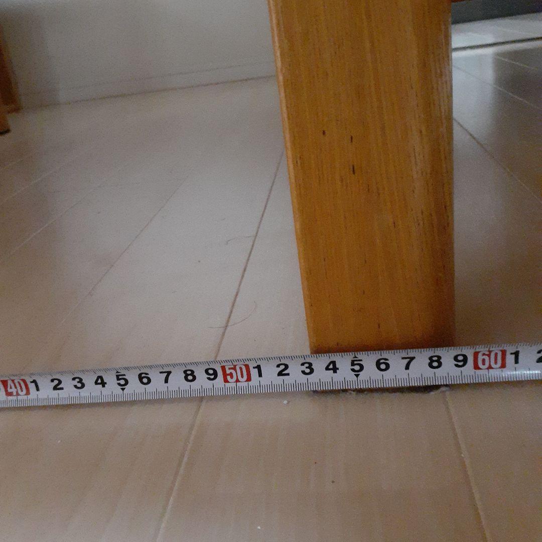 桃紺ママ専用木製ダイニングテーブル定価38万