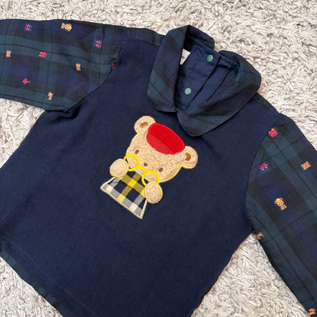 familiar 100cmロンドンモチーフトレーナー