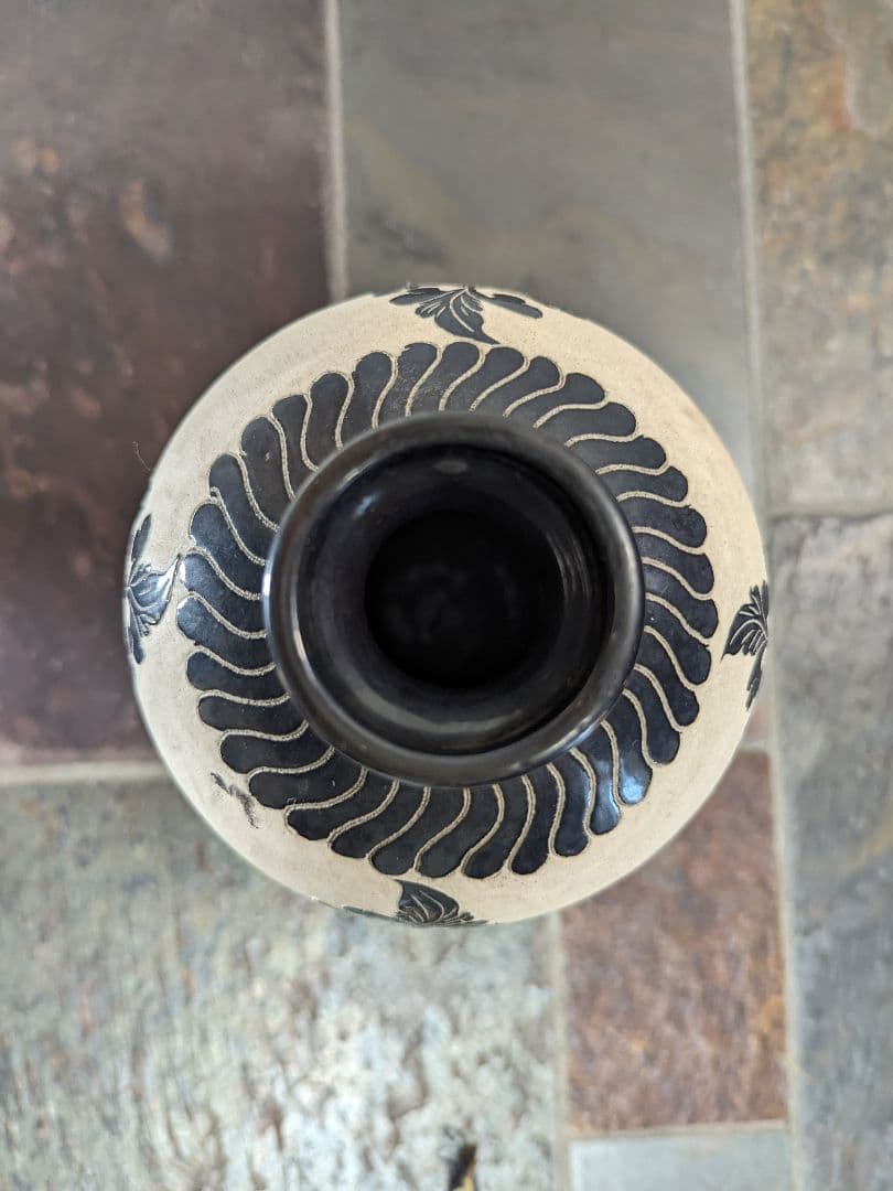 中国磁州窯　花瓶　花器　花入