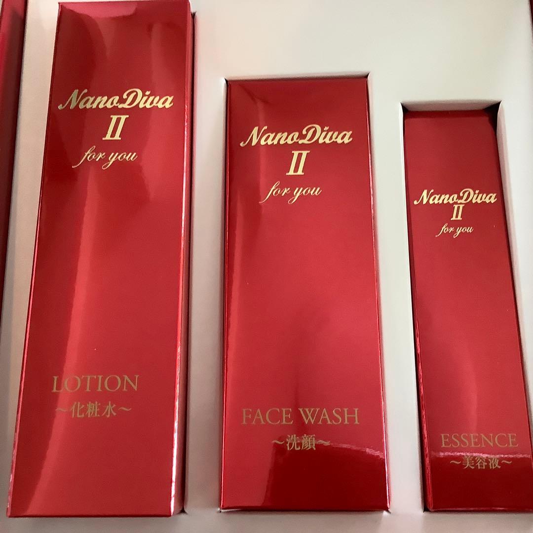 s　ナノディーバ　新品　美容液&化粧水&洗顔5点セット