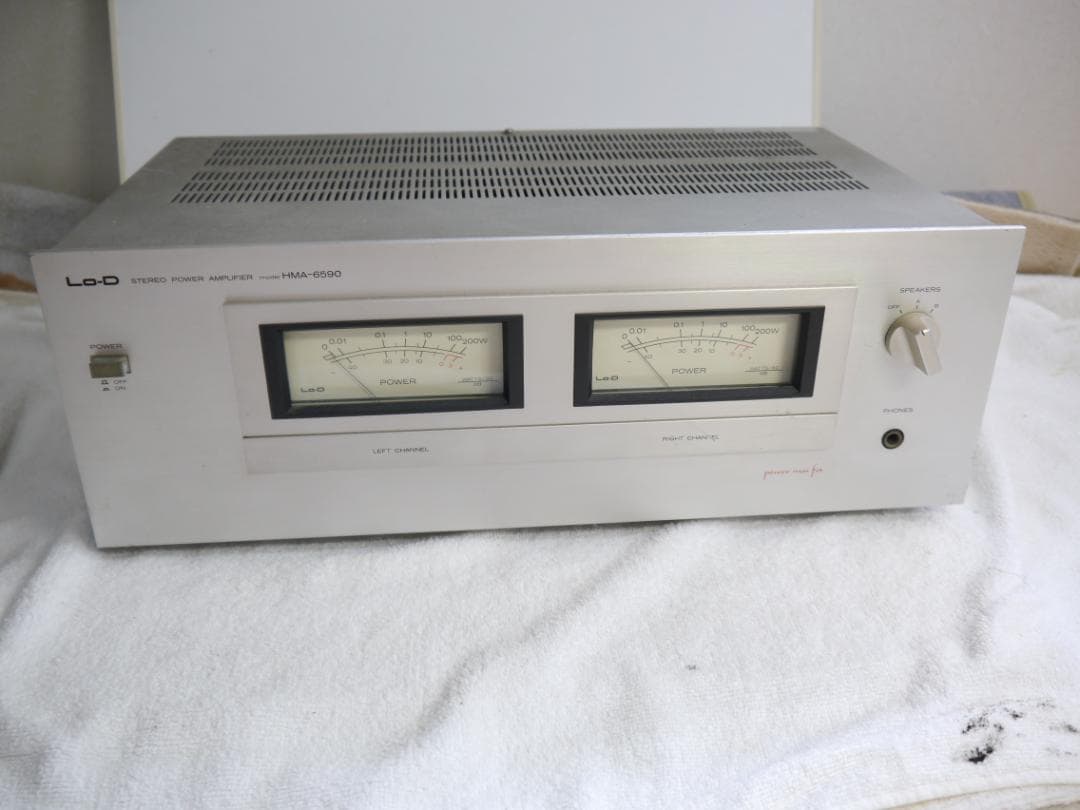 Ｌｏ-ｄ　MOSFET　パワーアンプ　ＨＭＡ-6590　　メンテ実施動作品