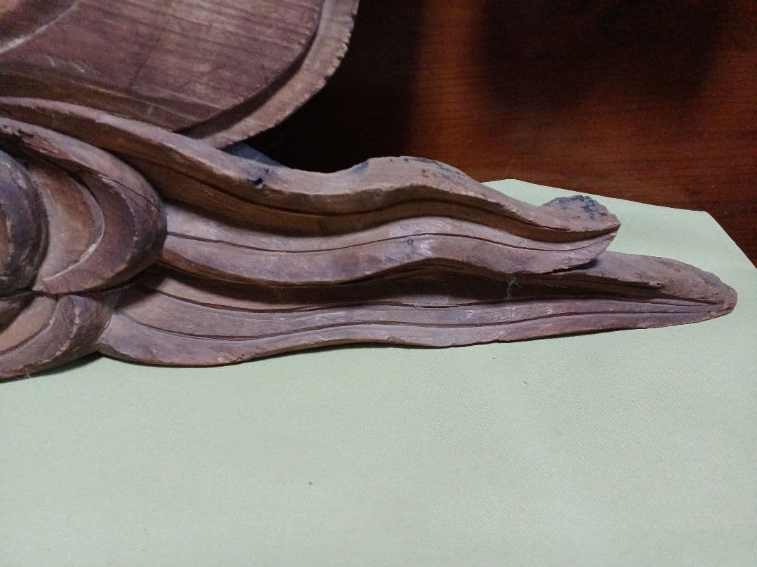 嘉永元年（1848年）奉納　「懸魚」　寺院古材 彫刻 仏教美術 寺院装飾