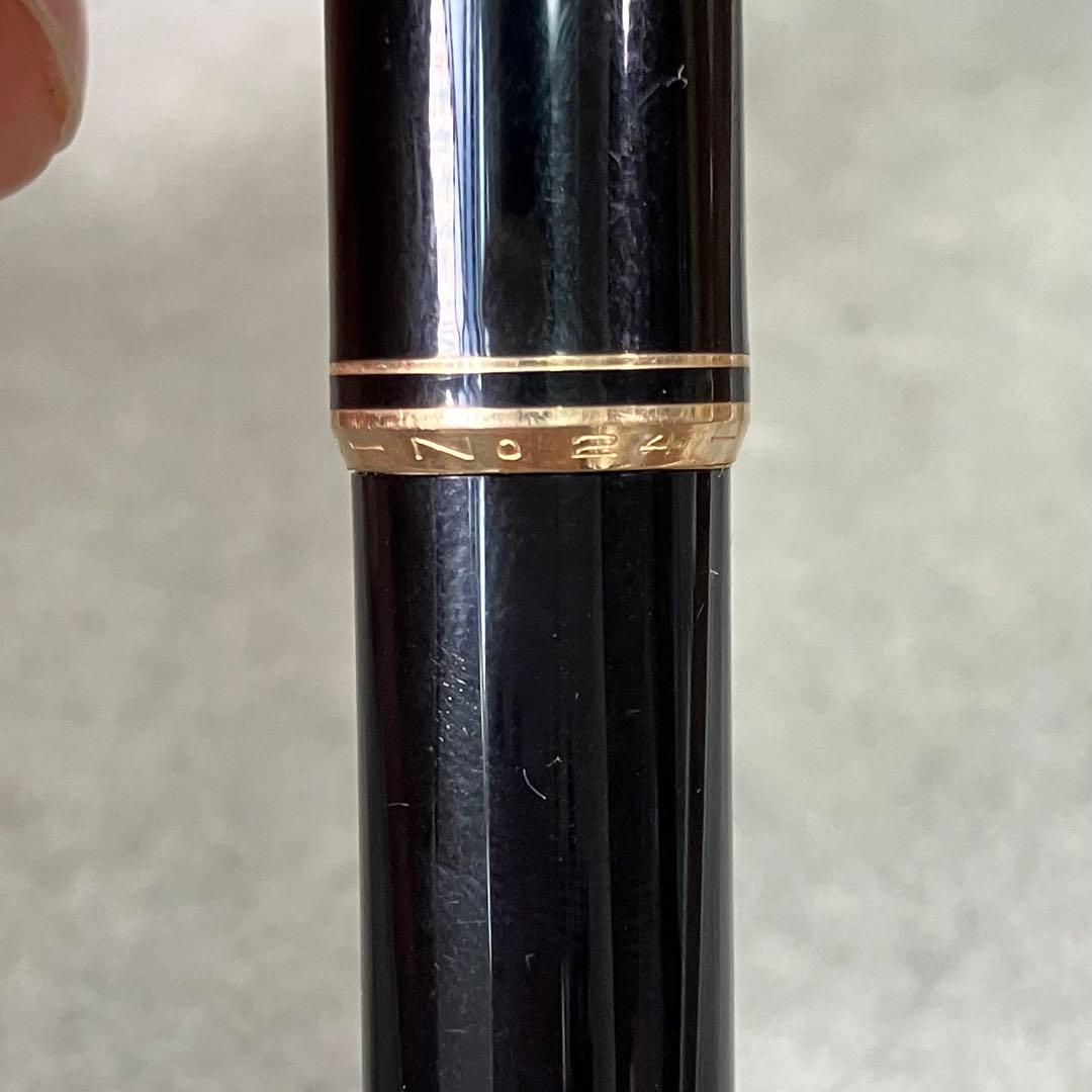 MONTBLANC モンブランNo.24ピストン式　ペン先１４K EF(極細字)