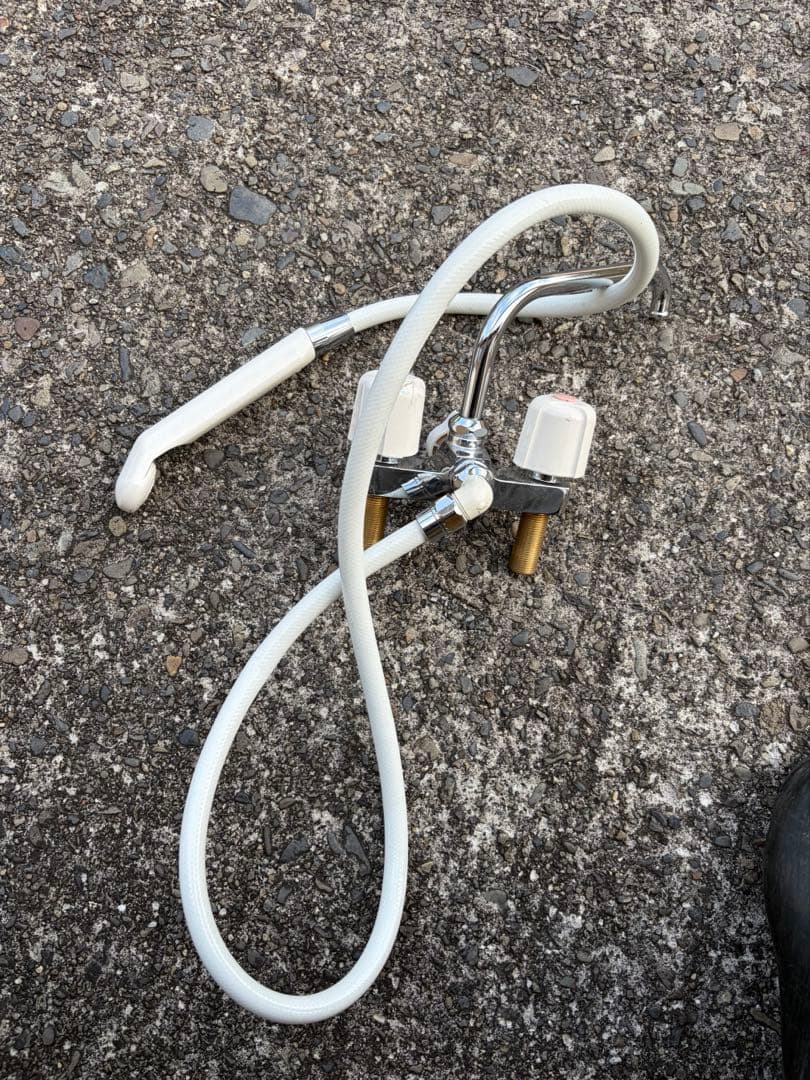 KVK KF14ER19HI BL03 デッキ型2ハンドルシャワー　混合水栓