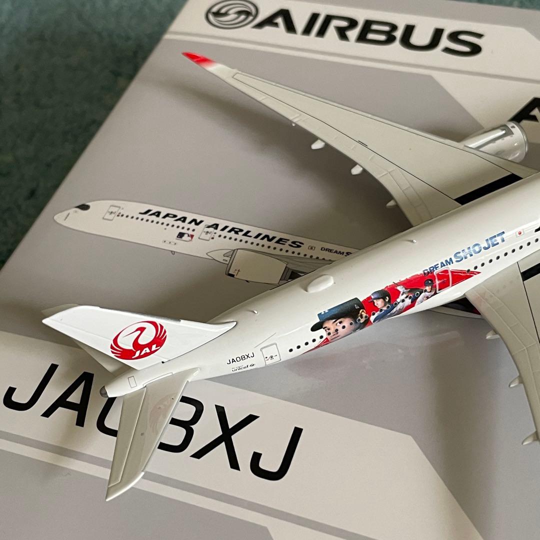 JAL A350-900 日本航空 大谷 av 1:400 スタンド付き