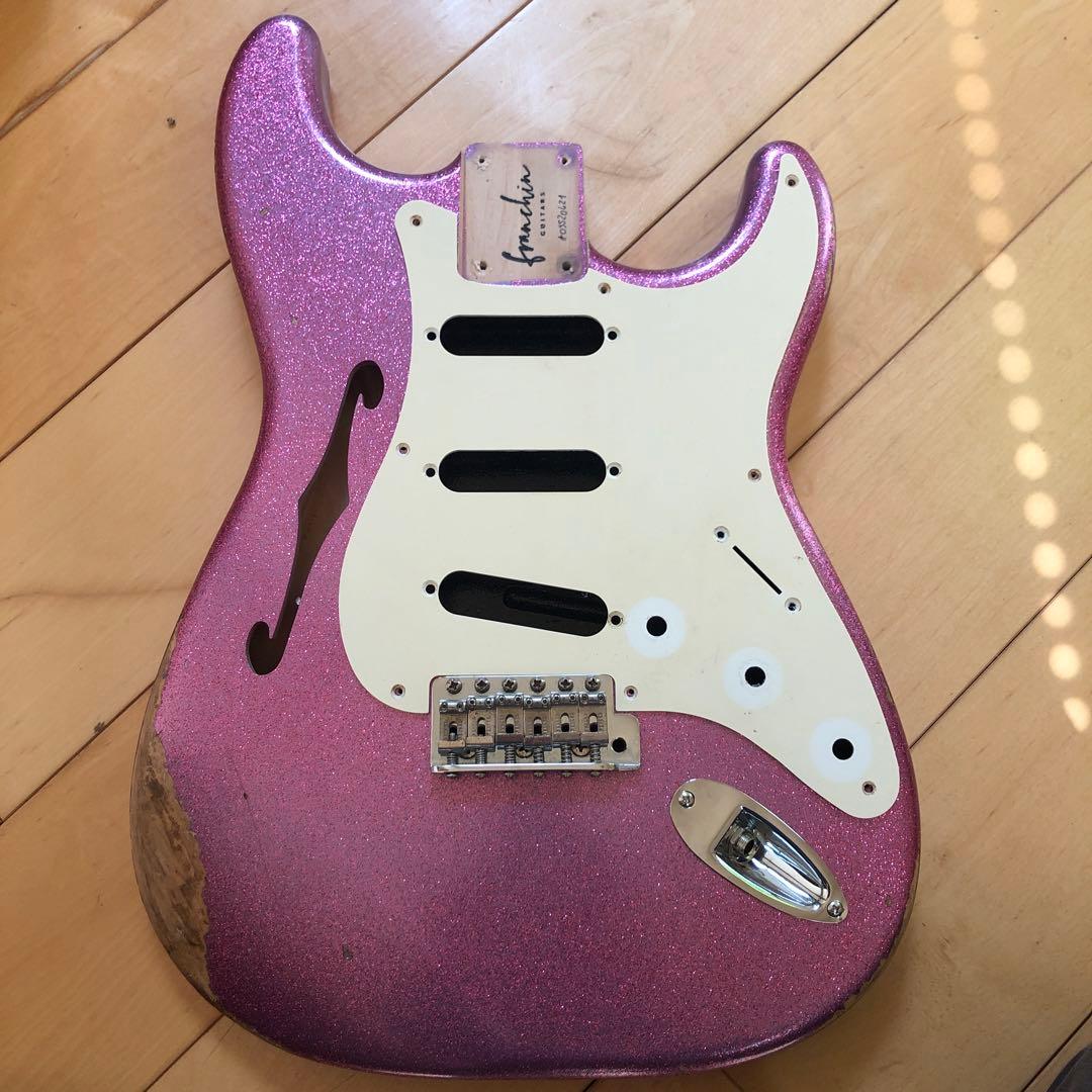 ギター Franchin Guitar Strat Thinline body