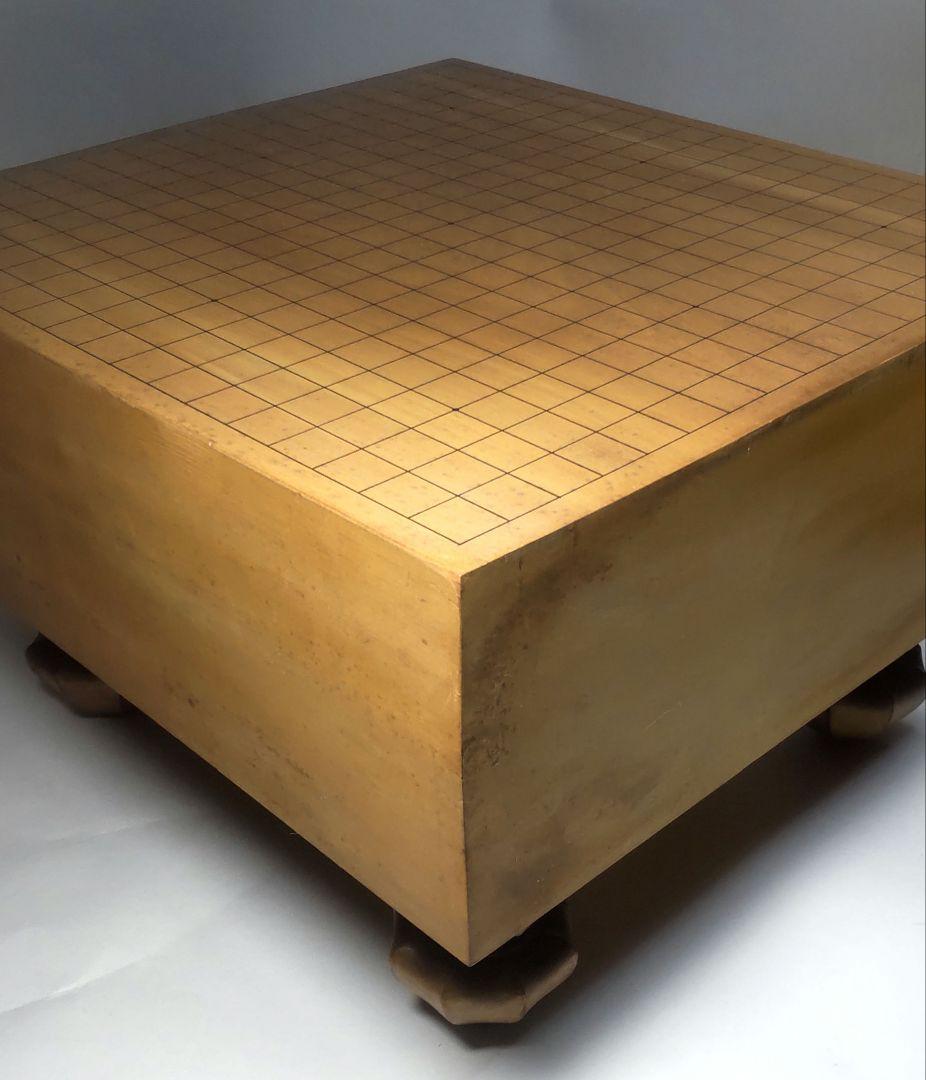囲碁碁盤 碁石セット 厚さ5寸3分(約16㎝) 天然無垢の木材