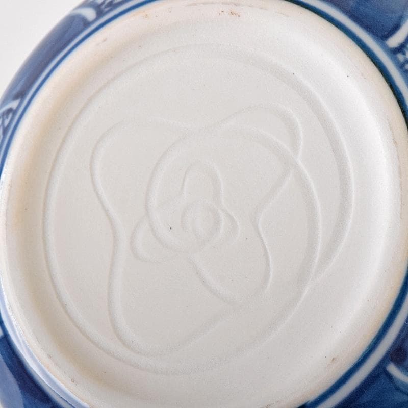 京焼　平安　加藤利昌作　祥瑞一閑人　茶器揃 　共箱　M　R8218