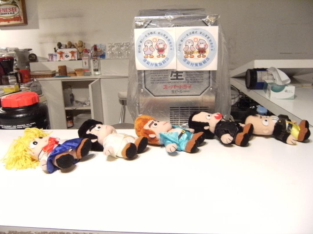 当時物 不良 ヤンキー 暴走族 熱血硬派くにおくん ぬいぐるみ 人形 5個セット