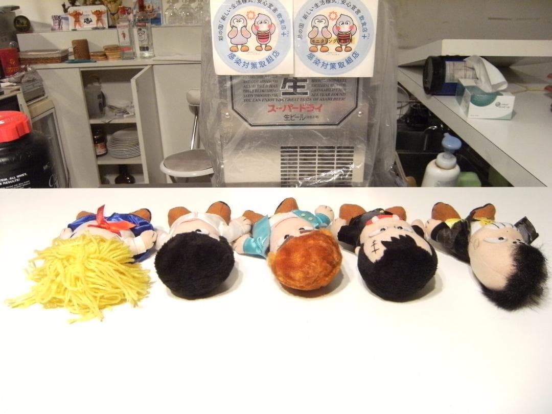 当時物 不良 ヤンキー 暴走族 熱血硬派くにおくん ぬいぐるみ 人形 5個セット