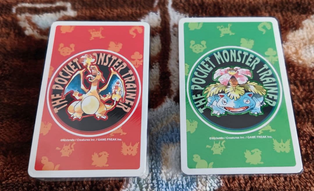 【未使用】ポケットモンスター 赤緑 トランプ