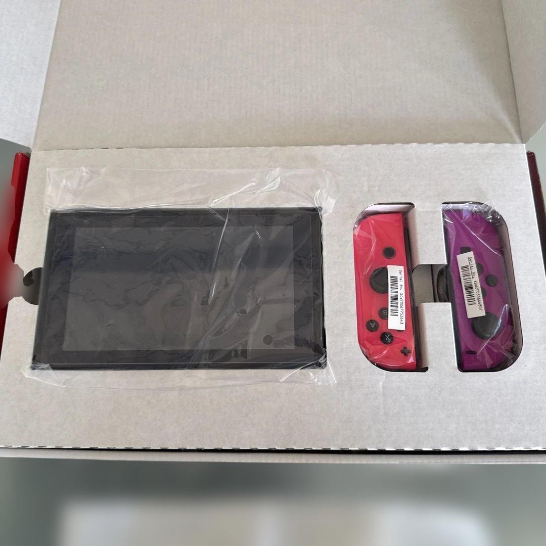 Nintendo Switch 本体 ピンク/黒　追加JOY-con4個セット