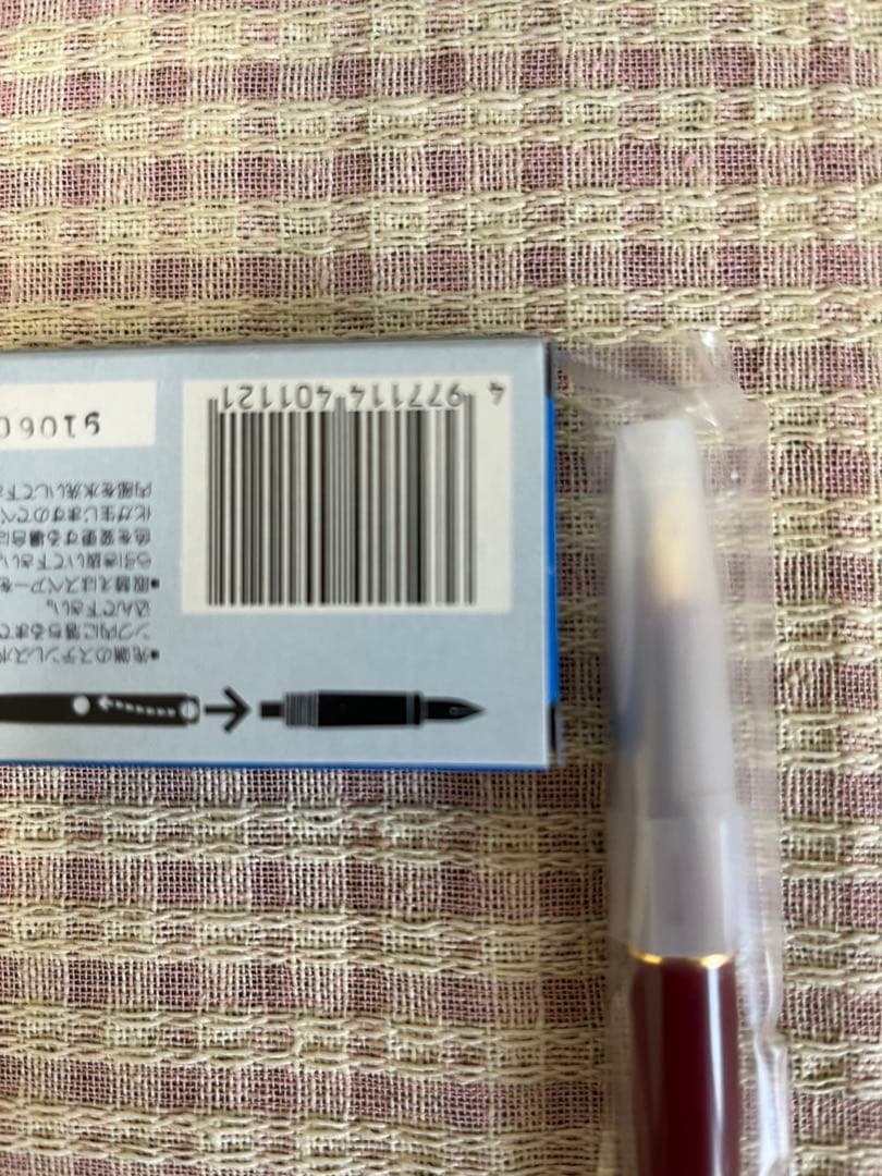 プラチナ デスクペン 赤軸7本 &スペアインク ブルーブラック 190本のセット