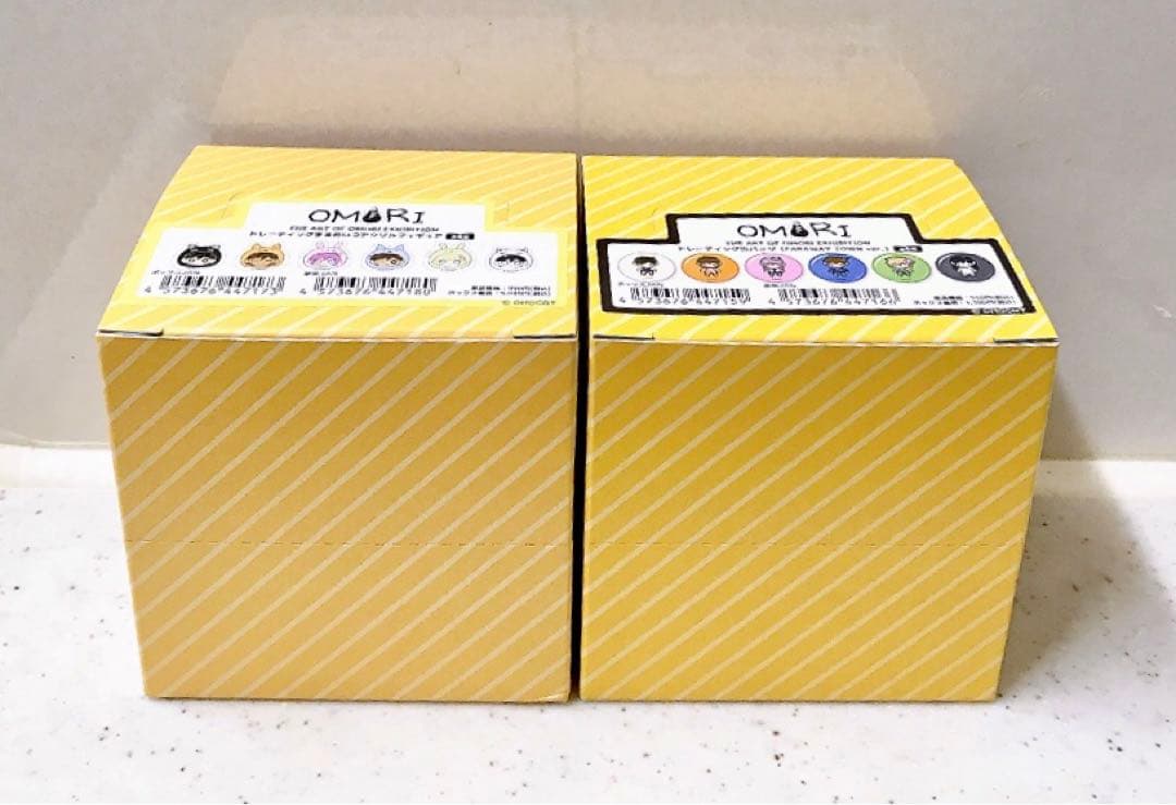 OMORI展 オモリ 原画 缶バッジ ドット まるめつアクリルフィギュア BOX
