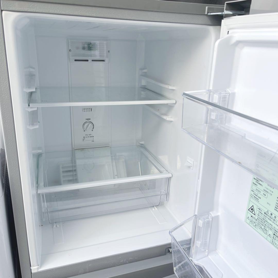 取付無料！高性能AQUAスタイリッシュシルバー冷蔵庫洗濯機 2020年製セット