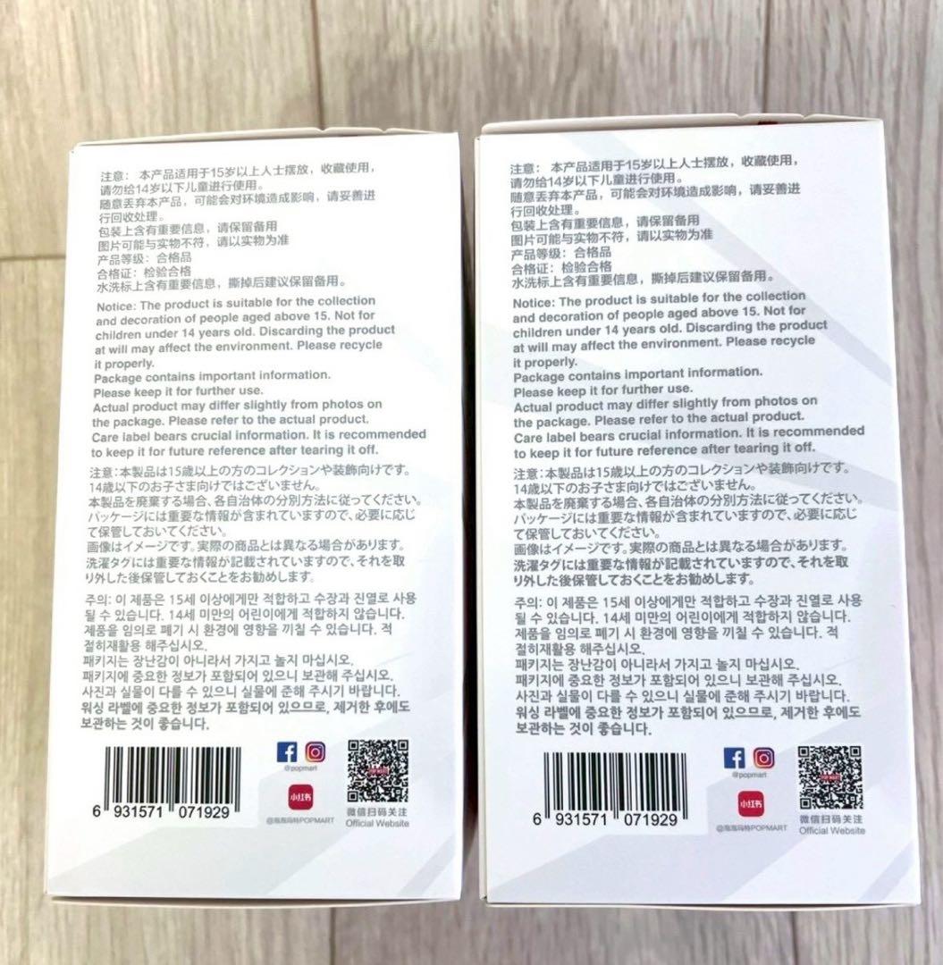 【正規品・未開封】ラブブ　Labubu Big into Energy 2ピース