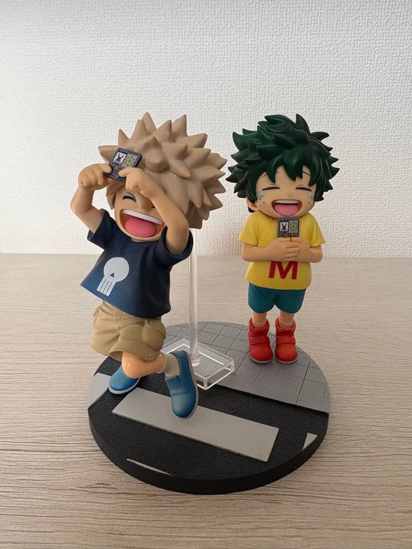 僕のヒーロアカデミア 一番くじ 緑谷出久 爆豪勝己 幼少期 フィギュア