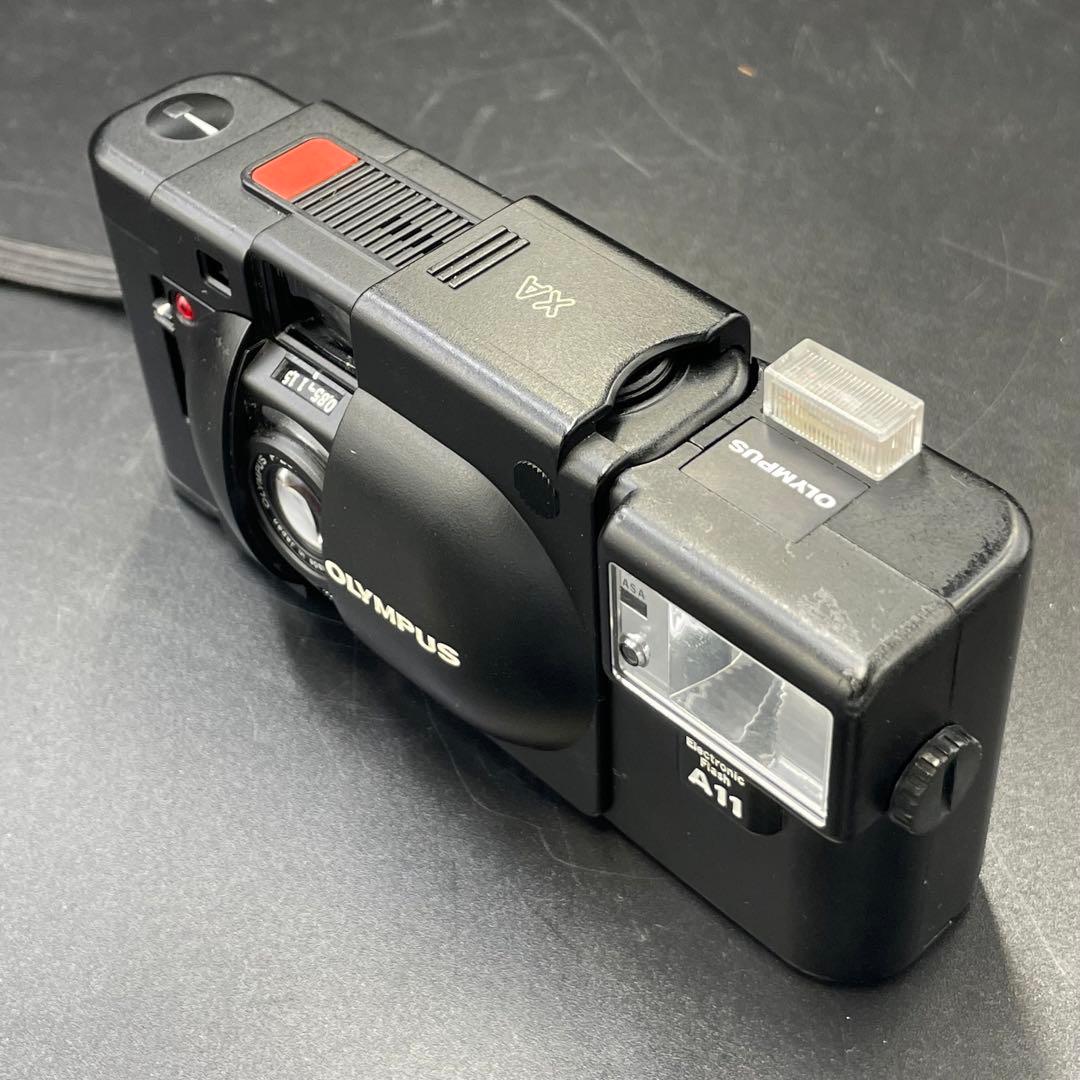 OLYMPUS XA + A11 ストロボ発光OK 初代モデル