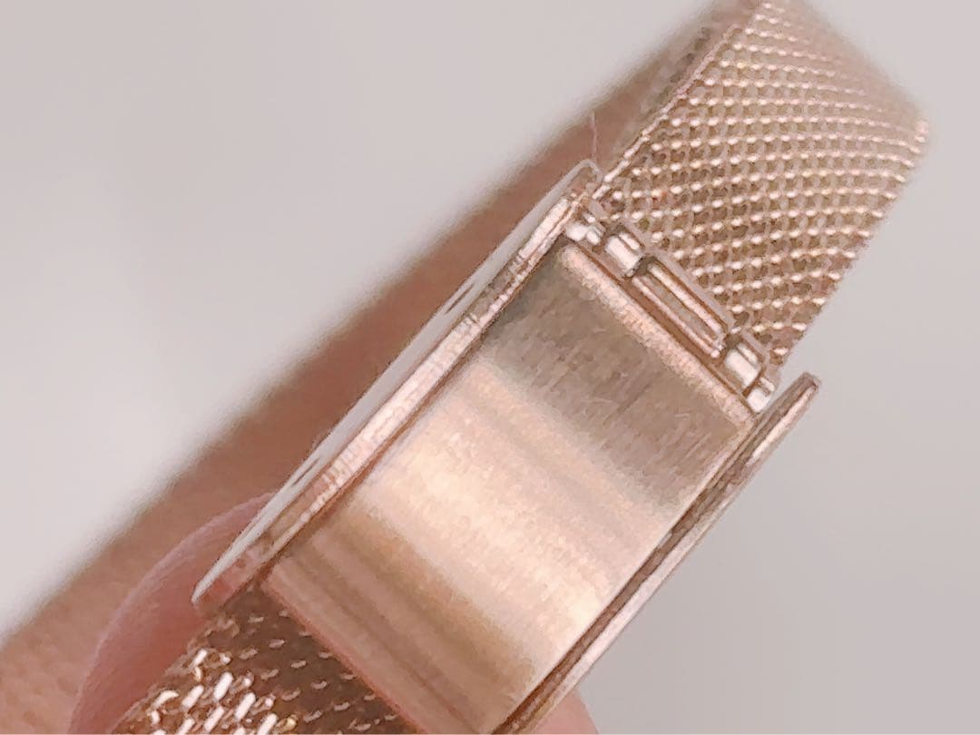 美品NOJESS ノジェスジュエリーウォッチダイヤモンドメッシュベルト稼働品