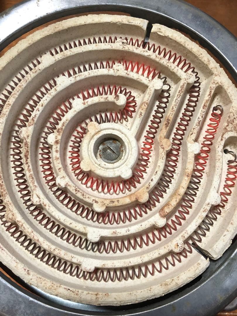 割引中❗️《レ》茶道具 桑色 磨入子 置炉 コード穴付 電熱器付 元箱　1f