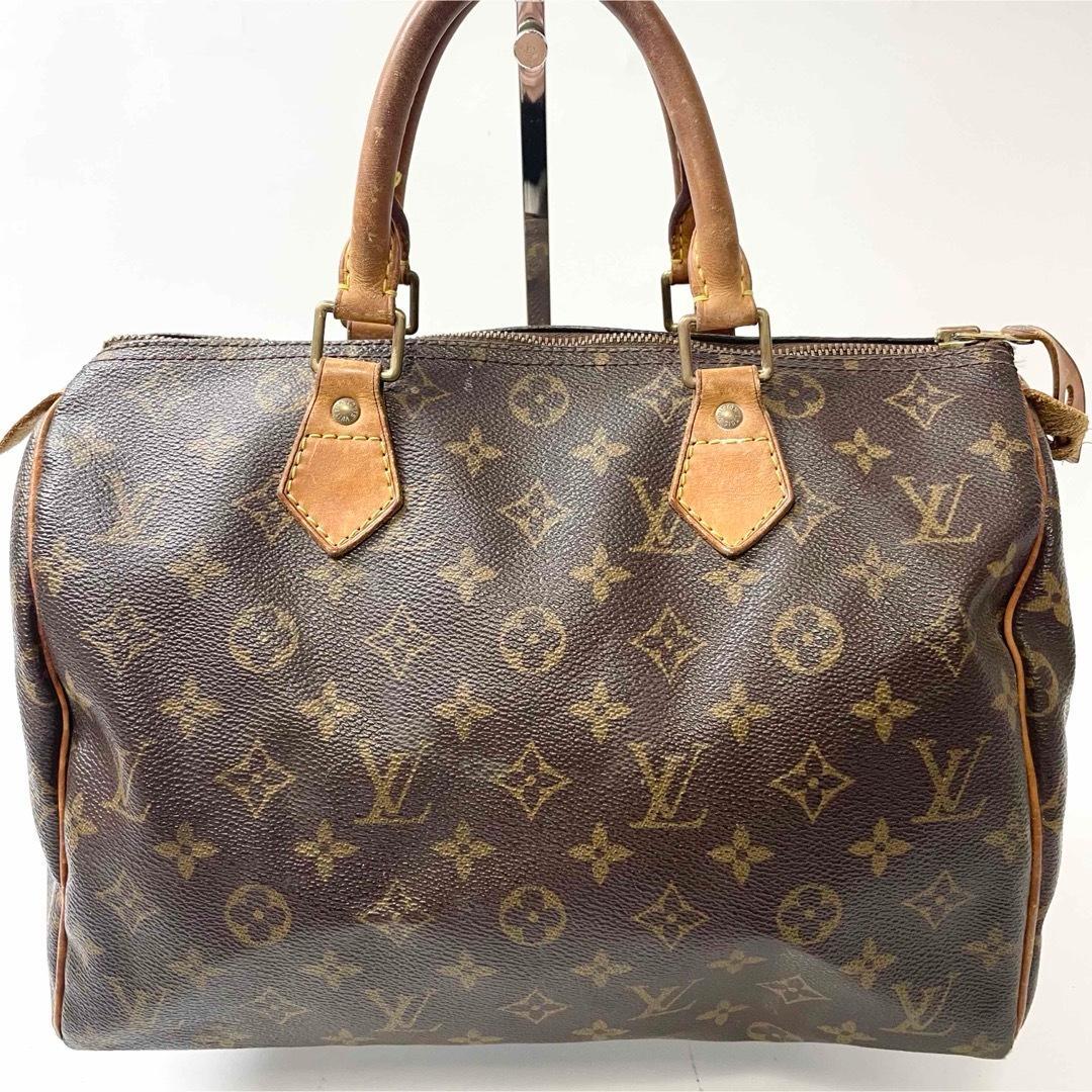 ルイヴィトン　モノグラム　ハンドバッグ　スピーディ30 ミニボストン　ブラウン