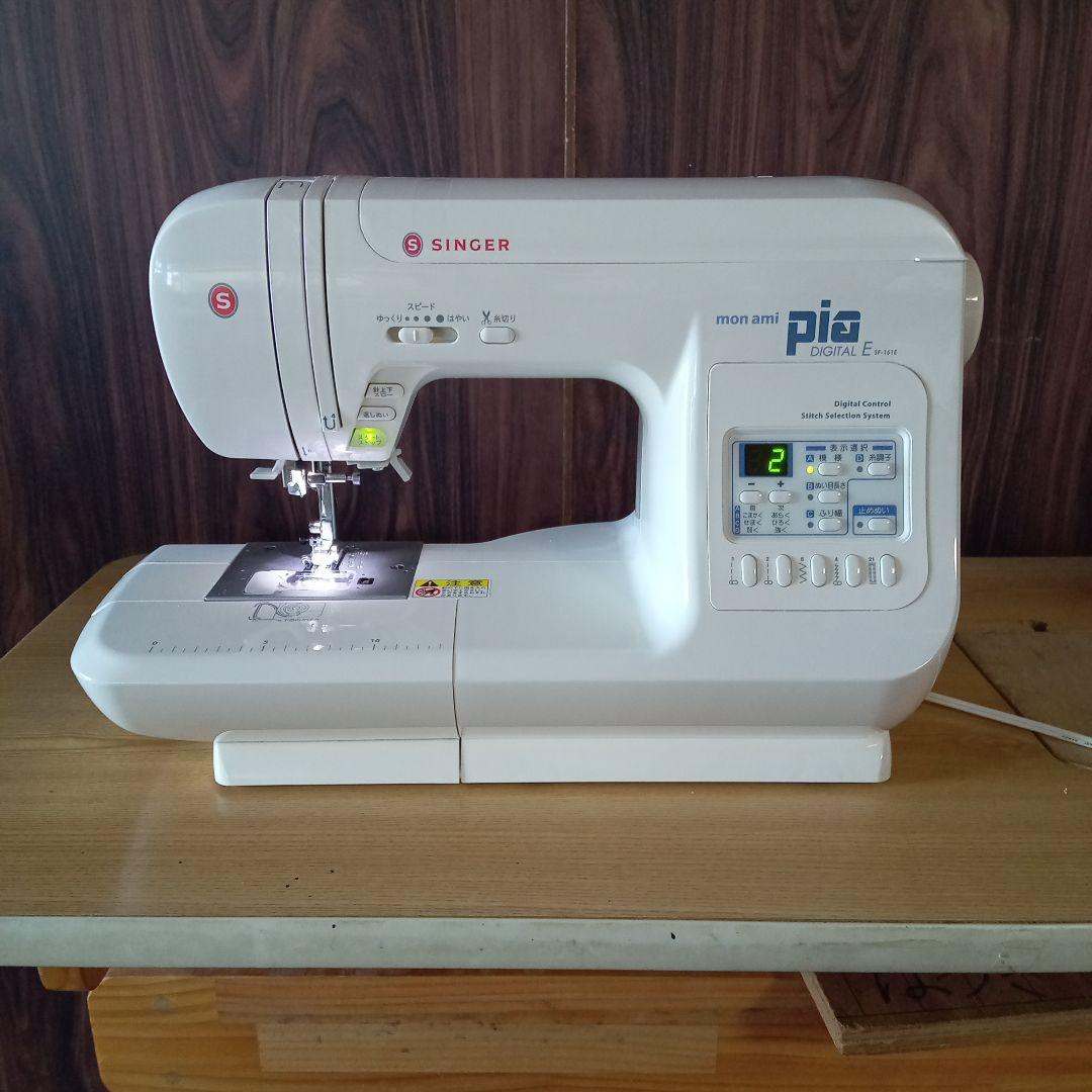 シンガーコンピュータミシン本体　モナミ　分解整備済み　美品　自動糸切り