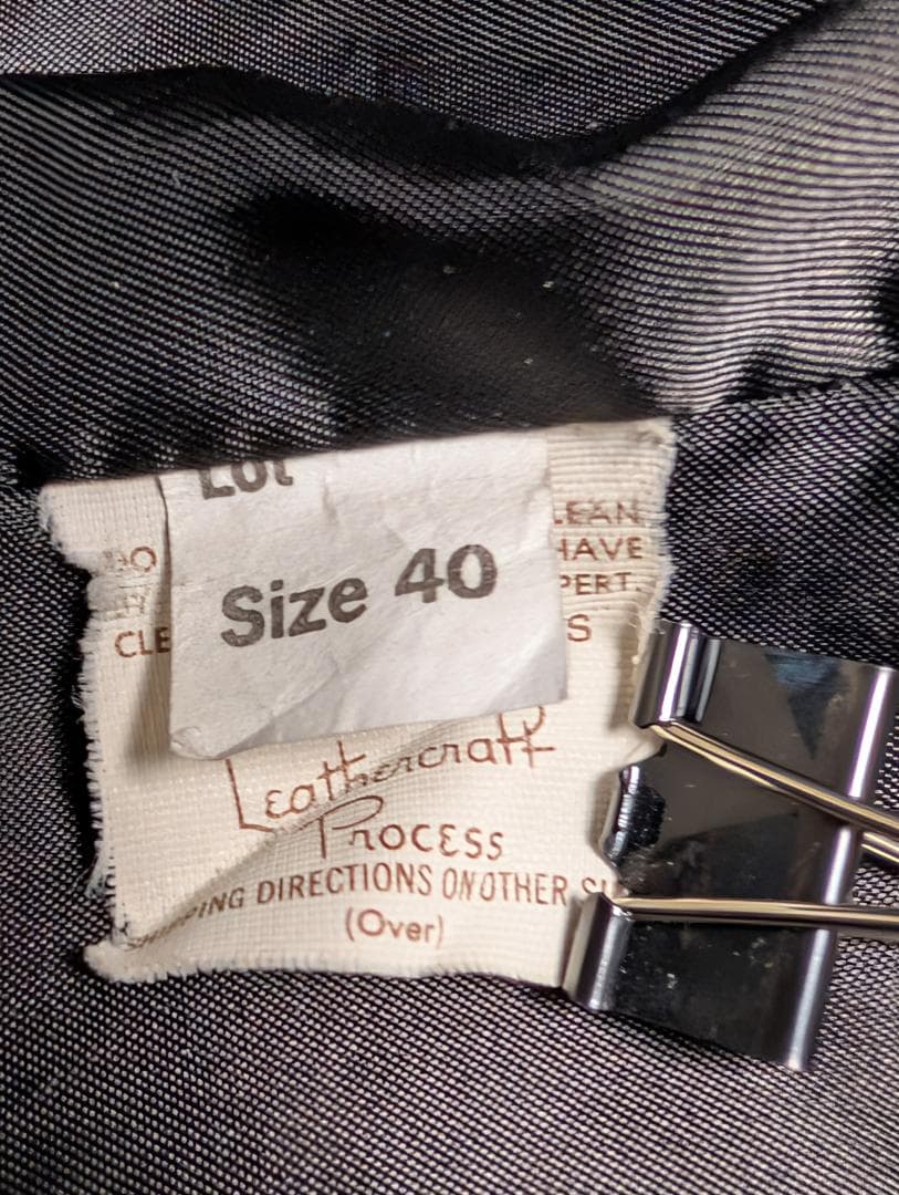 schott 141 シングルライダース　カウハイド サイズ40