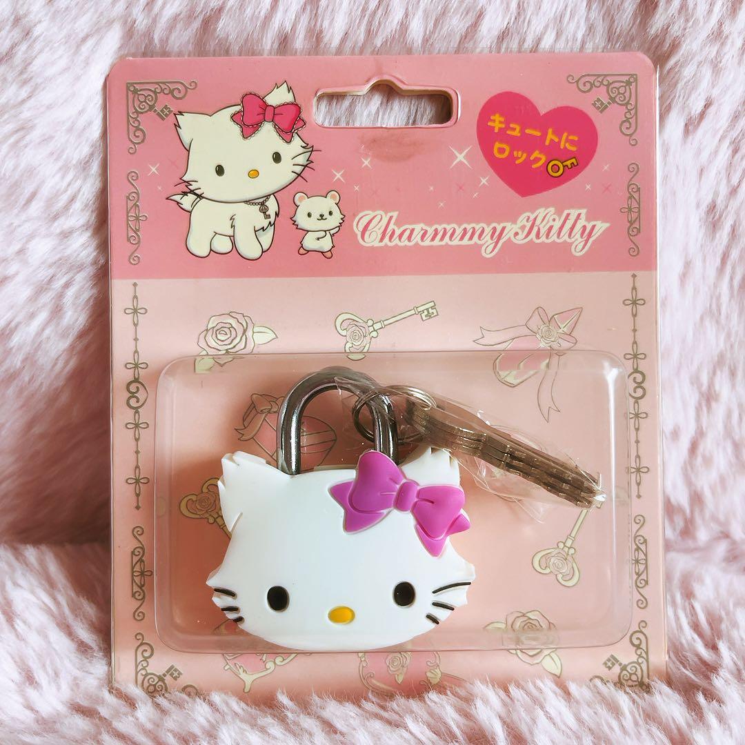 希少レア　チャーミーキティ　ロックキー　鍵　カオ　2006 平成レトロ　サンリオ