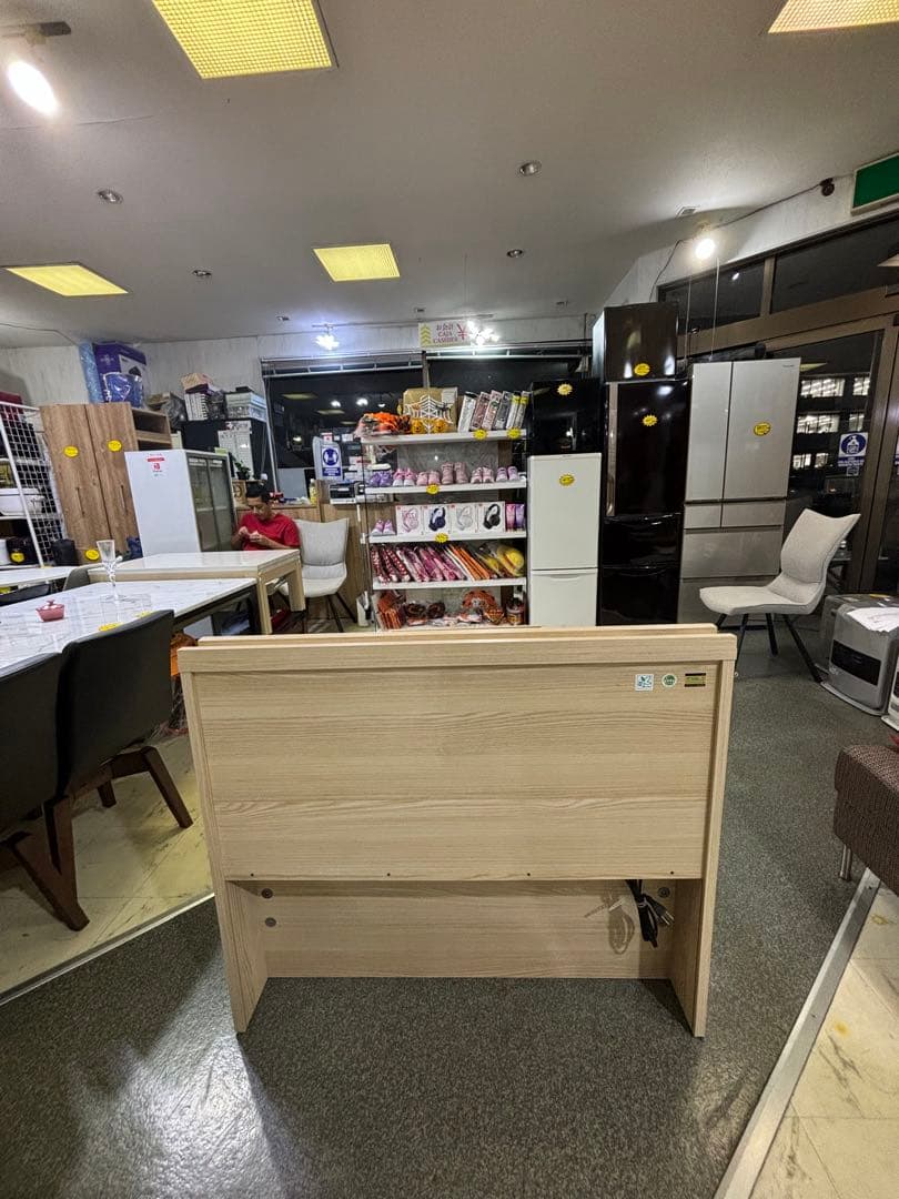 フランスベッド LEDコンセント付き シングルベッド ナチュラル