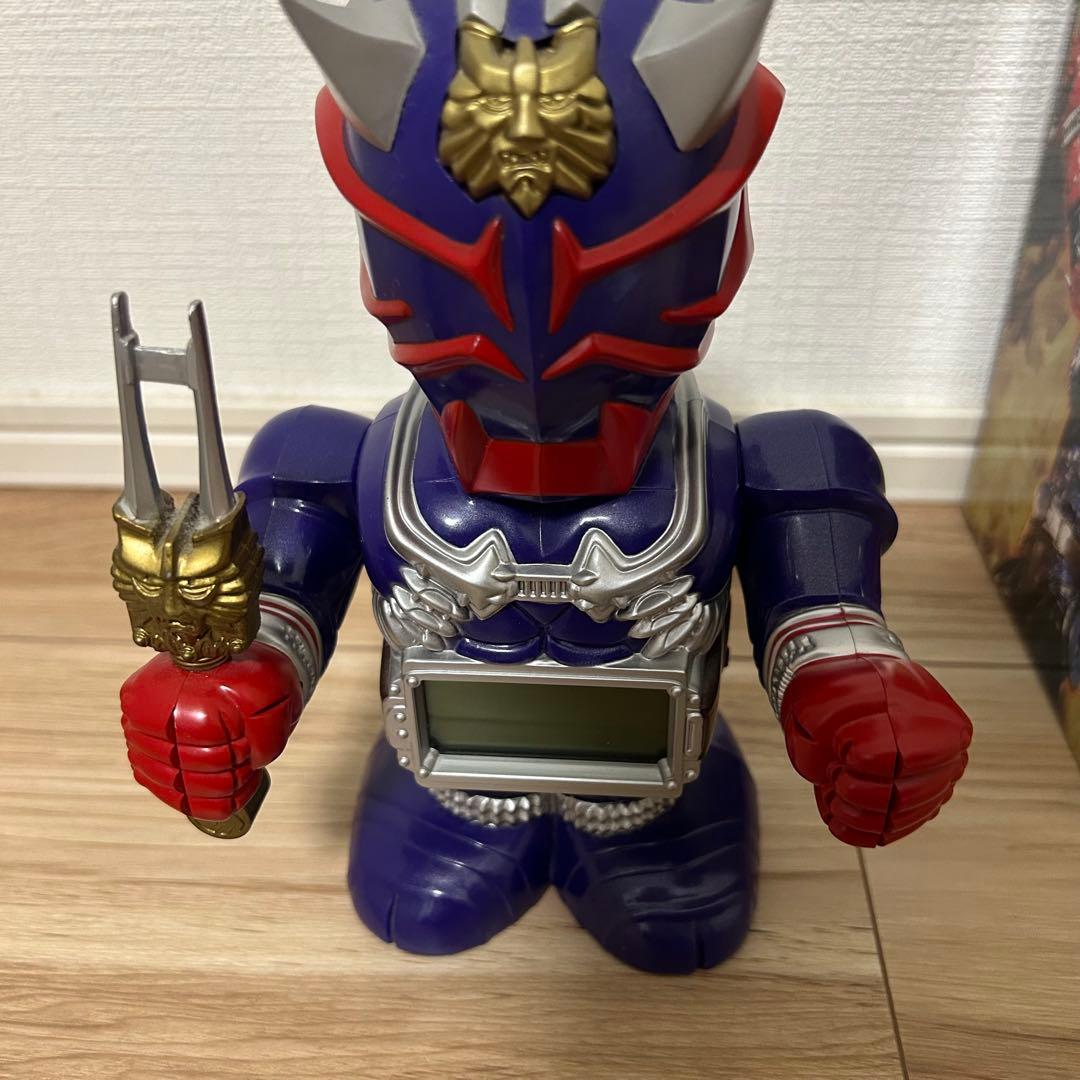 レア 動作確認済み 仮面ライダー響鬼 目覚まし時計 箱・説明書付き／電池蓋欠品