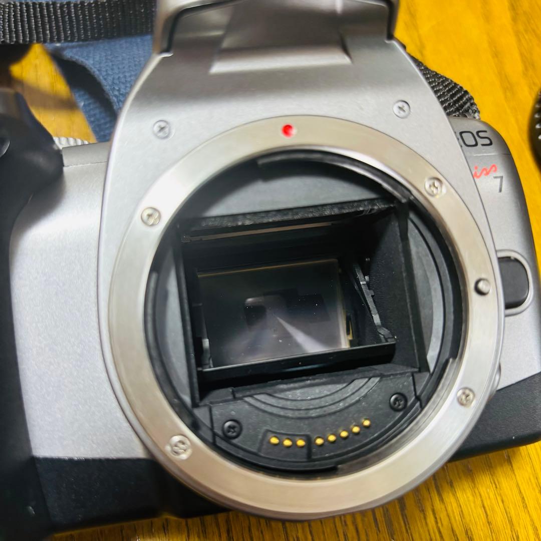【美品】Canon EOS Kiss7 レンズ2本付き フィルムカメラ 一眼レフ