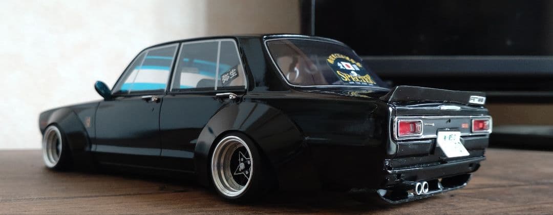 1/18ハコスカ４枚ワークス仕様１点物