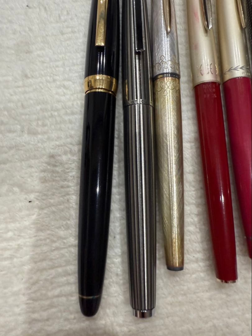 希少 PILOT 万年筆 ボールペン9本 まとめ売り 18K 14K 18KWG
