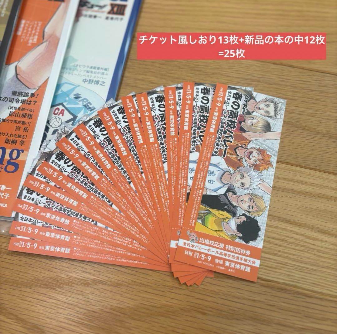 ［美品］ハイキュー小説版13巻+ビジュアルボード+ポスターセット